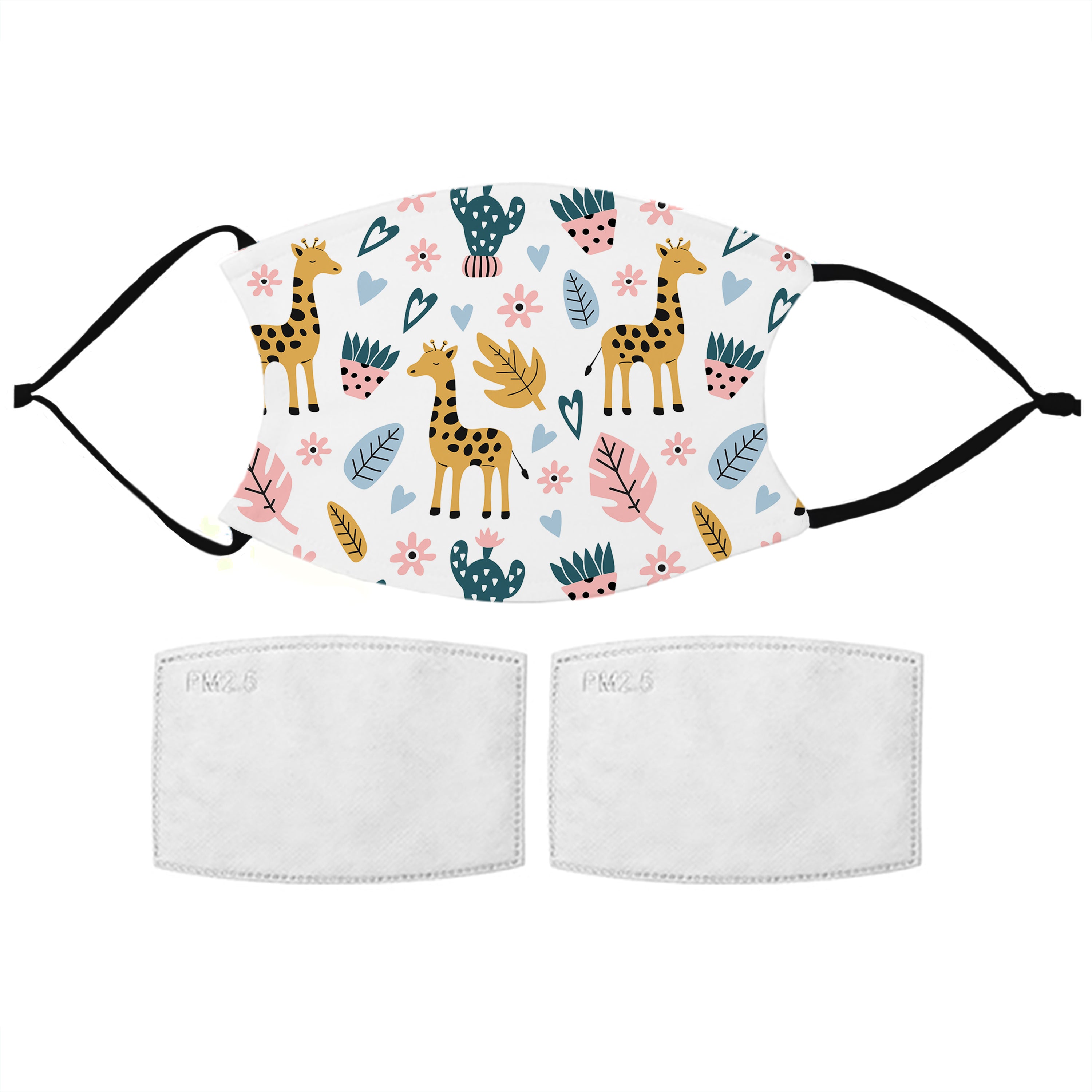 Kids Giraffe Pattern Face Mask