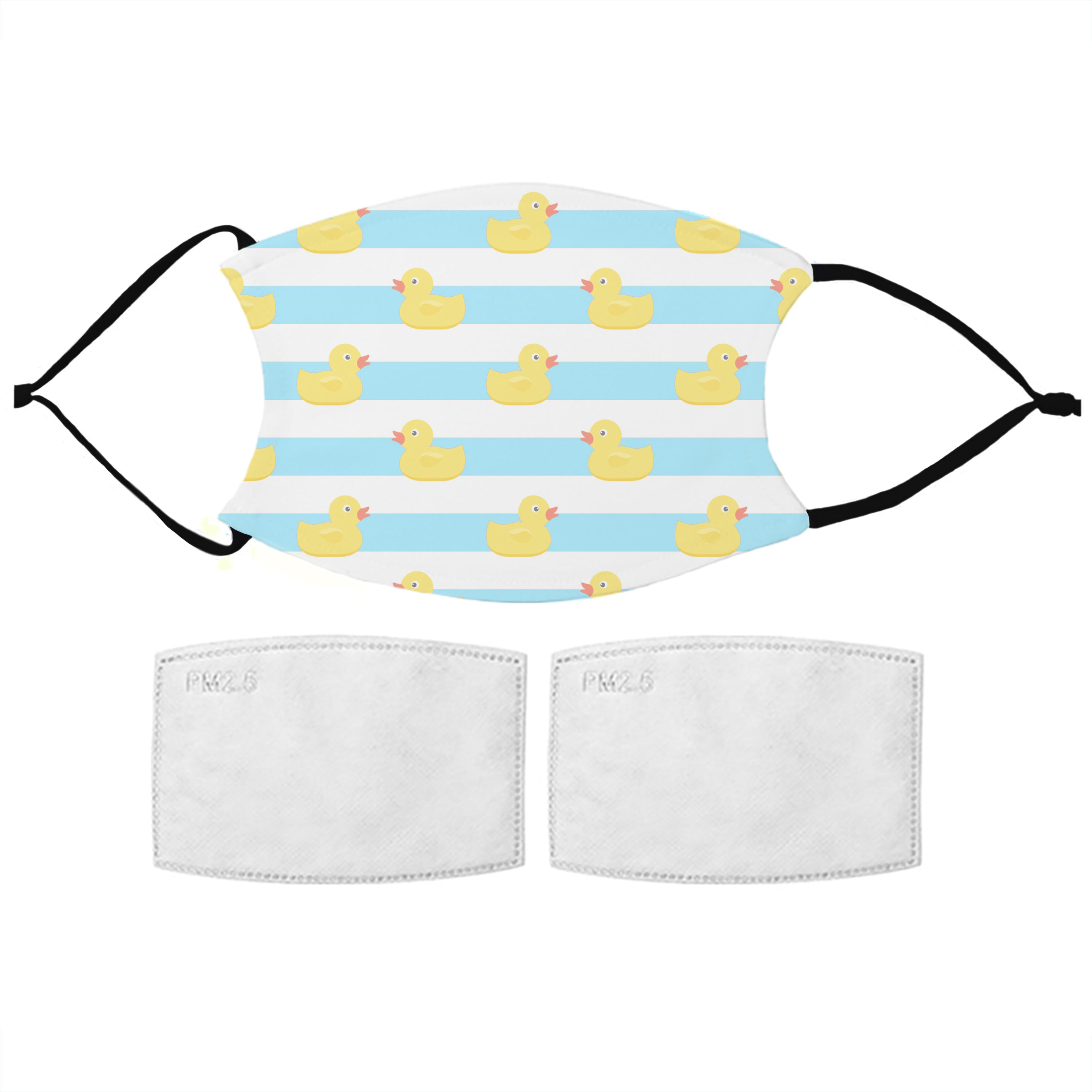 Kids Rubber Duck Pattern Face Mask