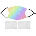Kids Sparkle Rainbow Face Mask