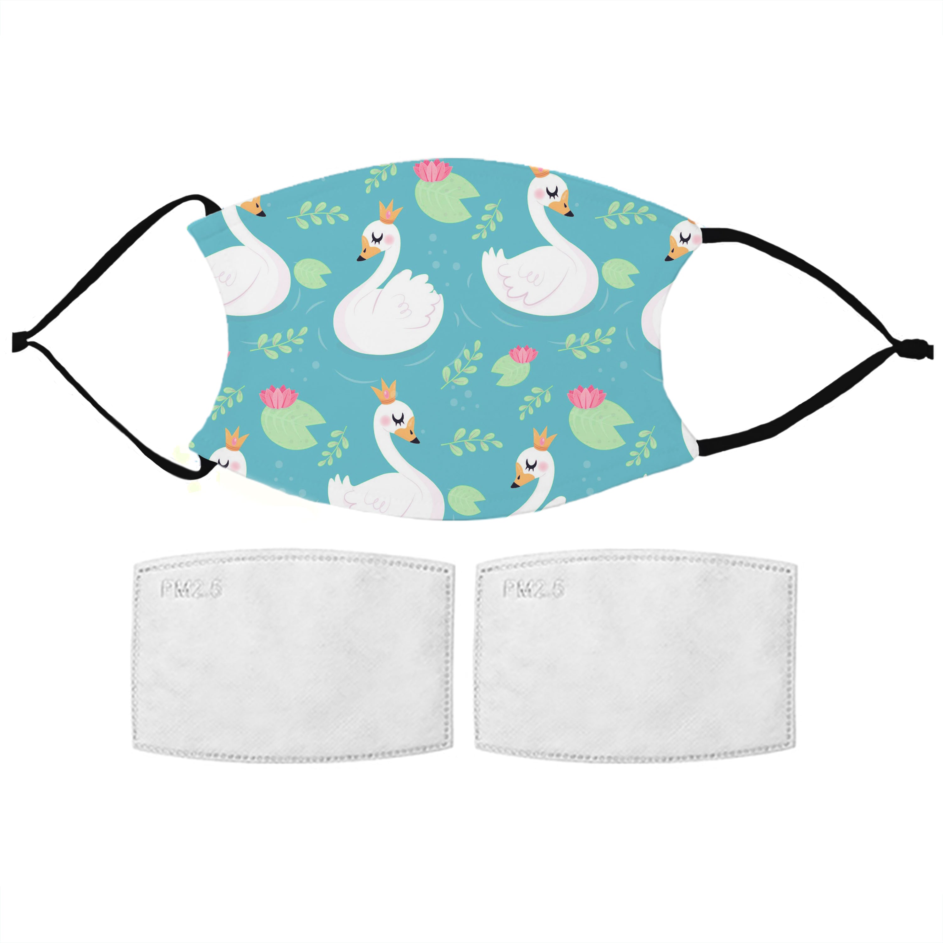 Kids Swan Princess Face Mask