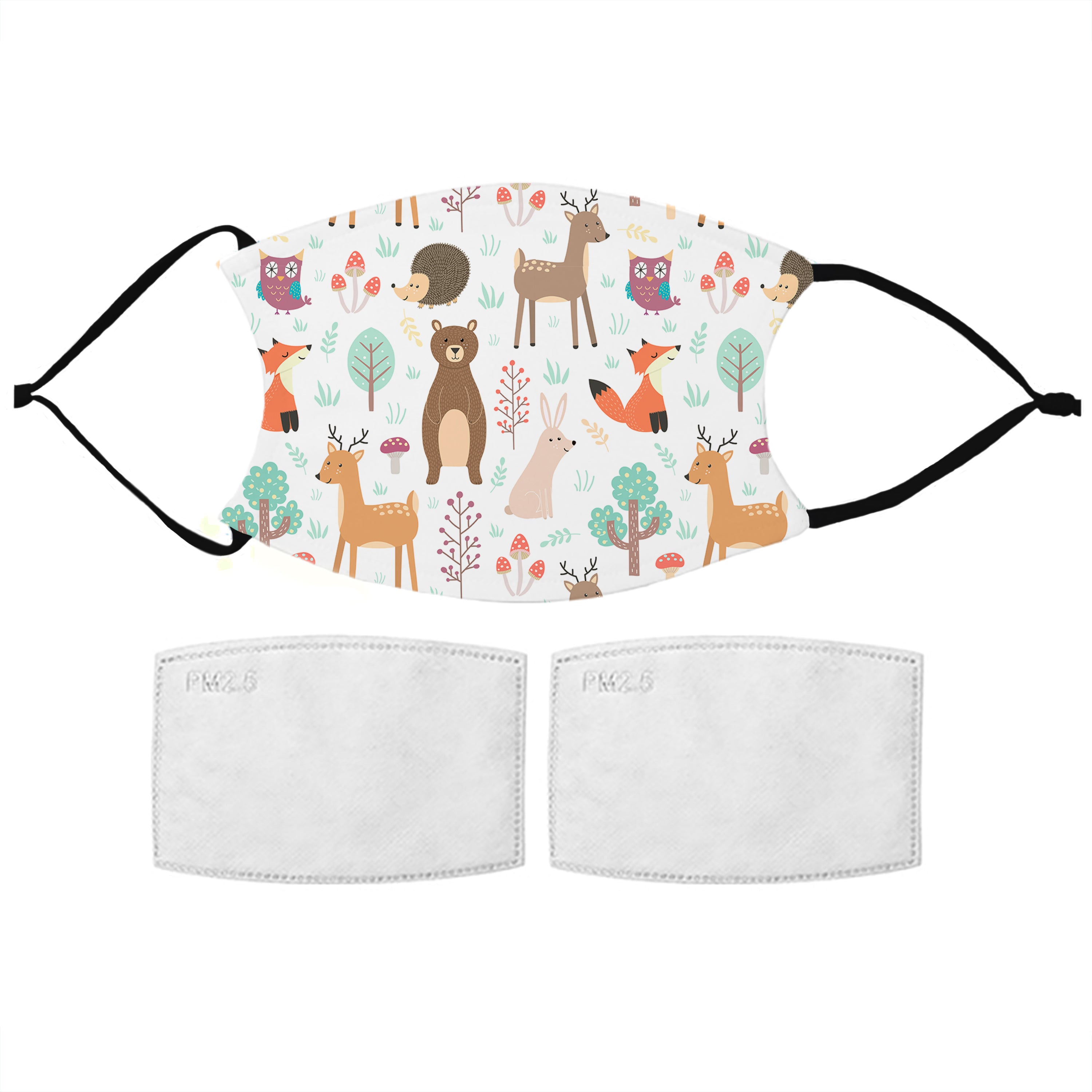 Kids Woodland Animal Face Mask