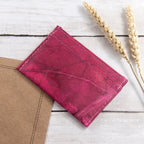 Leaf Leather Minimalist Card Holder
