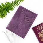 Leaf Leather Passport Cover