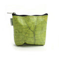 Leaf Leather Straight Edge Coin Bag