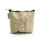 Leaf Leather Straight Edge Coin Bag