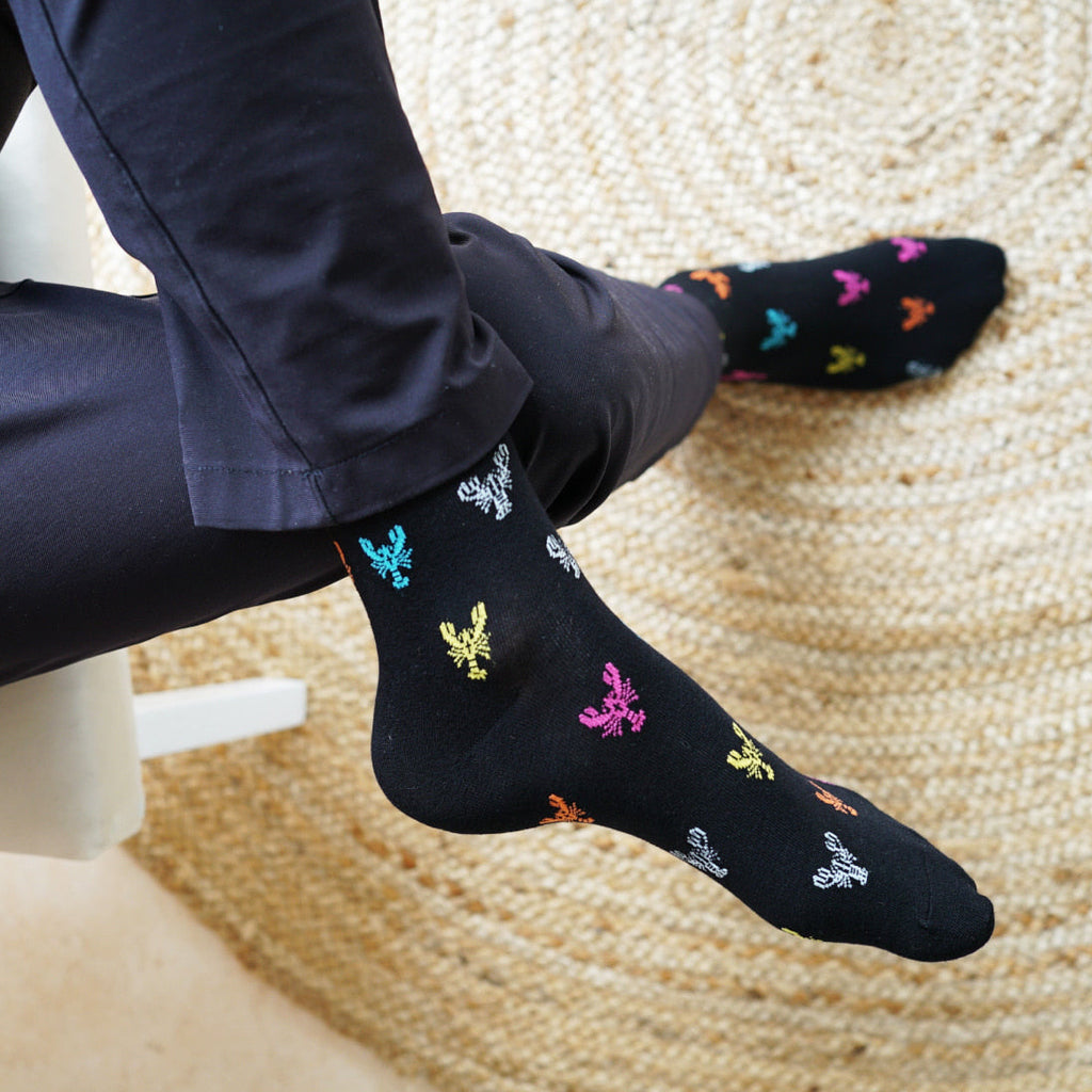 Small Motif 4 Pack Bamboo Sock Set