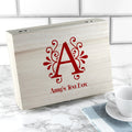 Monogrammed Love Chai Tea Box