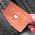 Love Note Metal Wallet Keepsake
