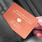 Love Note Metal Wallet Keepsake