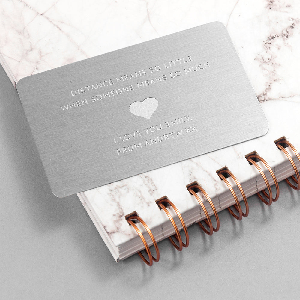 Love Note Metal Wallet Keepsake
