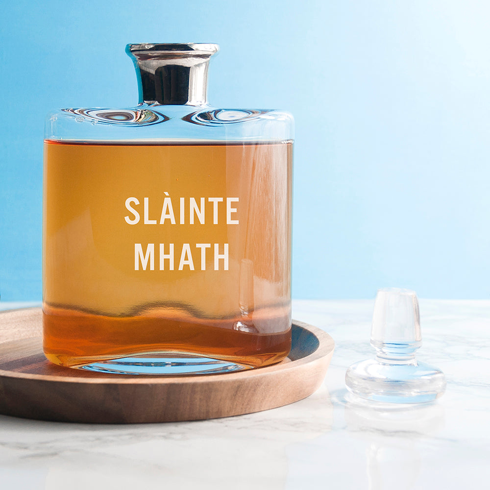 LSA Personalised Platinum Necked Decanter