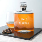 LSA Personalised Platinum Necked Decanter