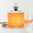 LSA Personalised Platinum Necked Decanter