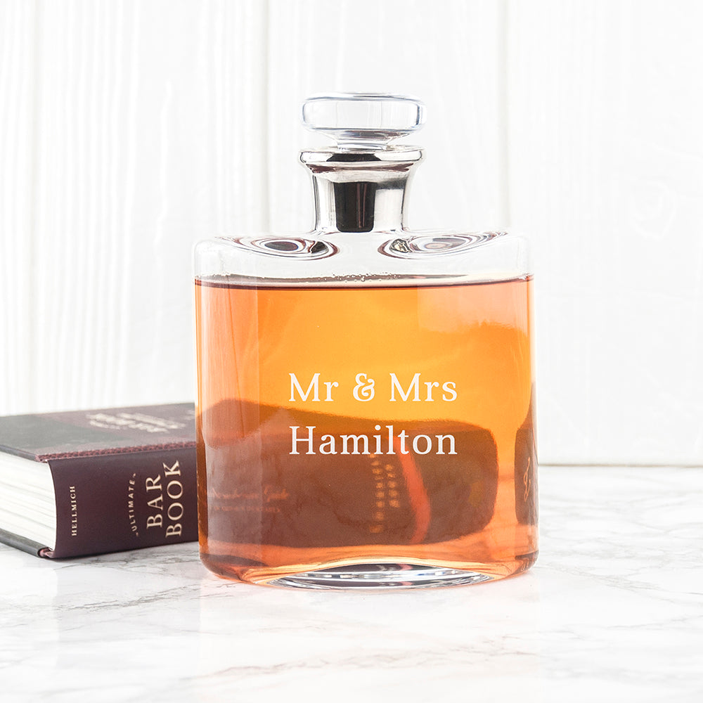 LSA Personalised Platinum Necked Decanter