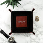 Luxury Brown Personalised Valet Tray
