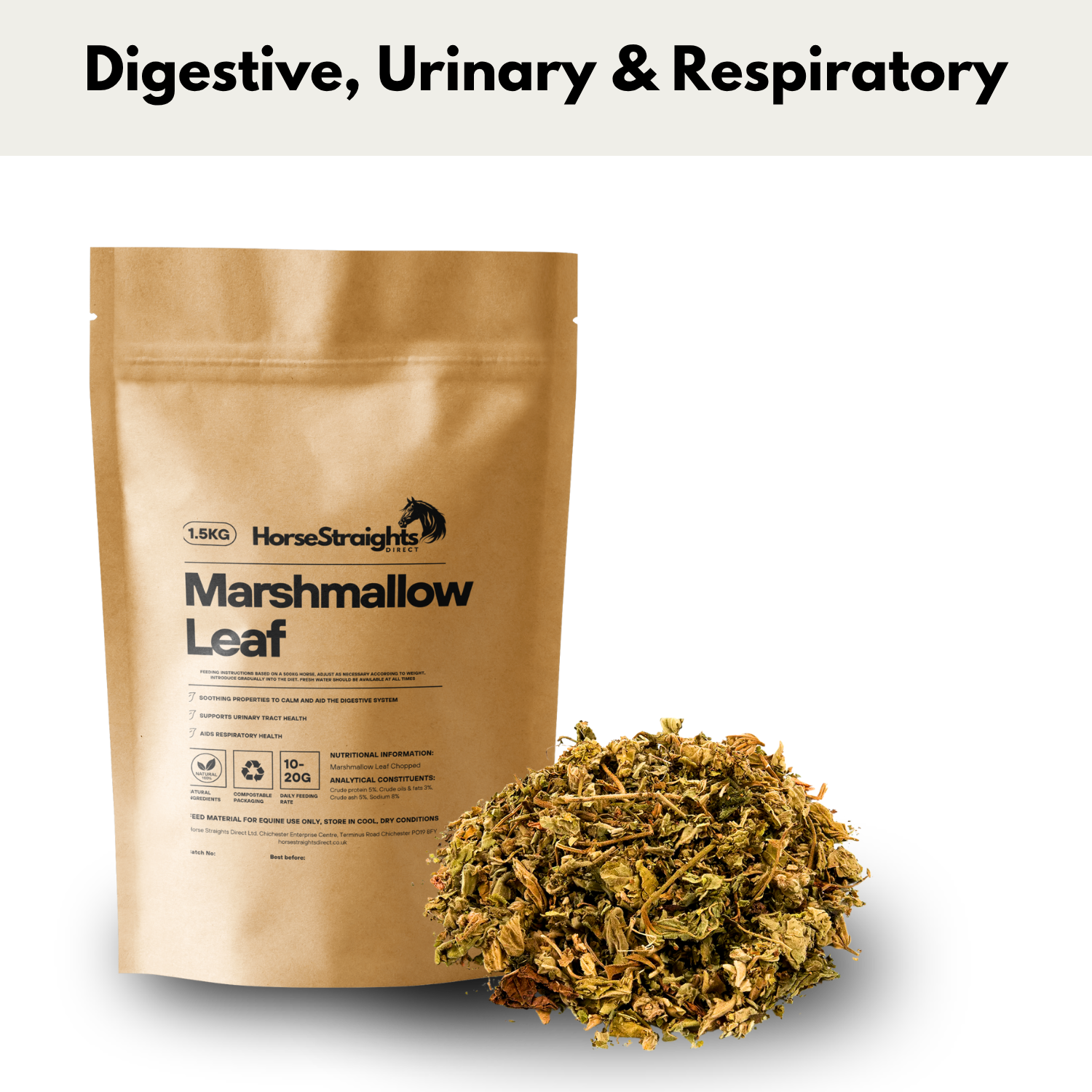 Marshmallow Leaf Chopped