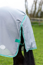 Mesh Fly Rug - Grey/Green