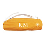 Monogrammed Organic Yoga Mat Drawstring Bag
