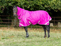 100g Detachable Neck Turnout Rug - Mulberry