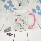 My Mini Masterpiece Personalised Artwork Coloured Mug
