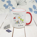 My Mini Masterpiece Personalised Artwork Coloured Mug