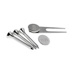 Personalised Silver Plated Golf Tee Gift Set