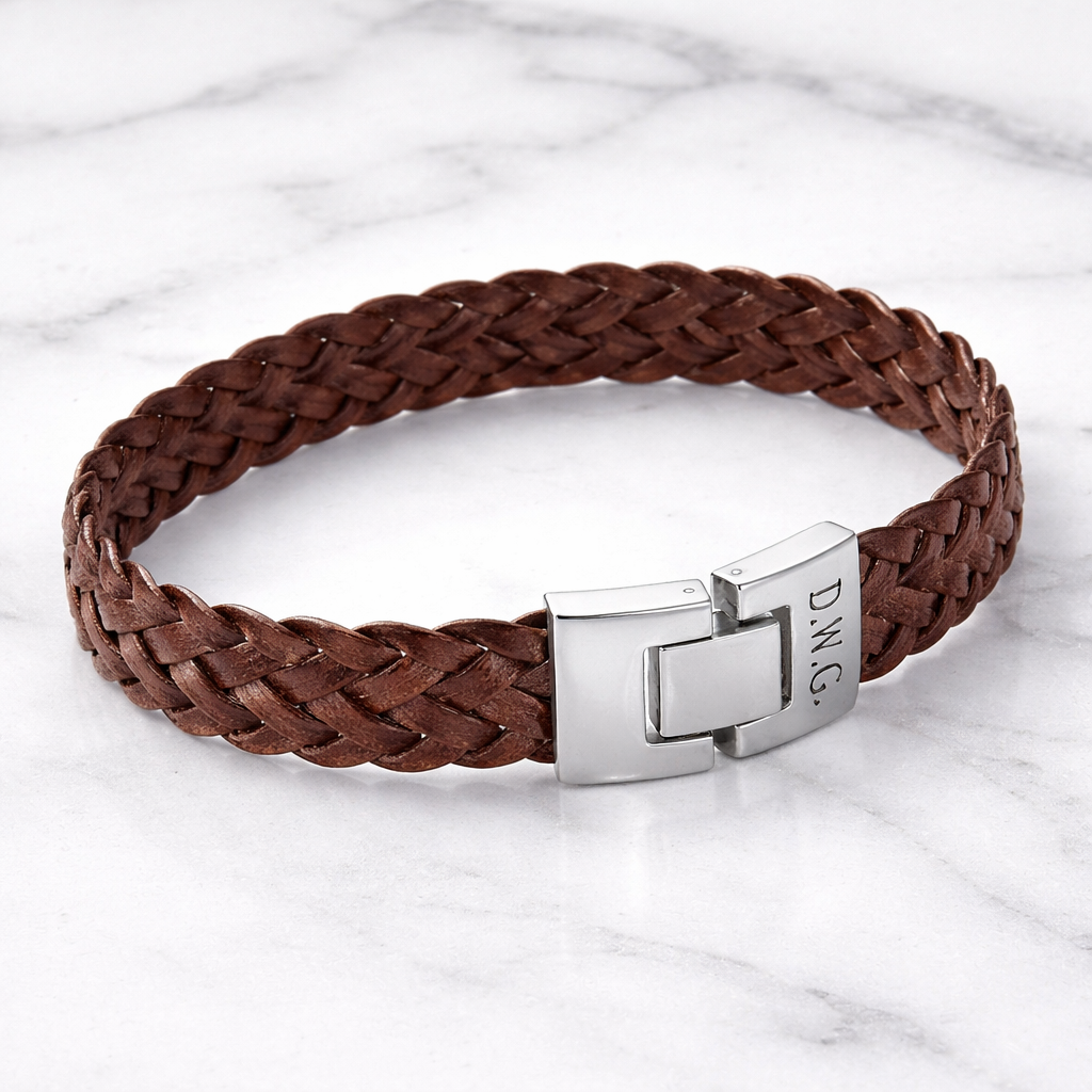 Personalised Soft Leather Bracelet