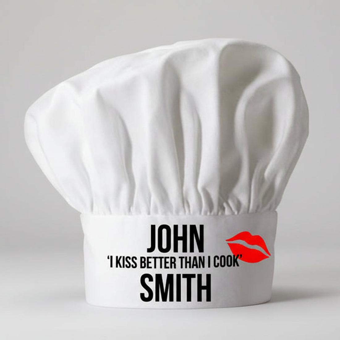 Personalised Chef's Kiss Hat