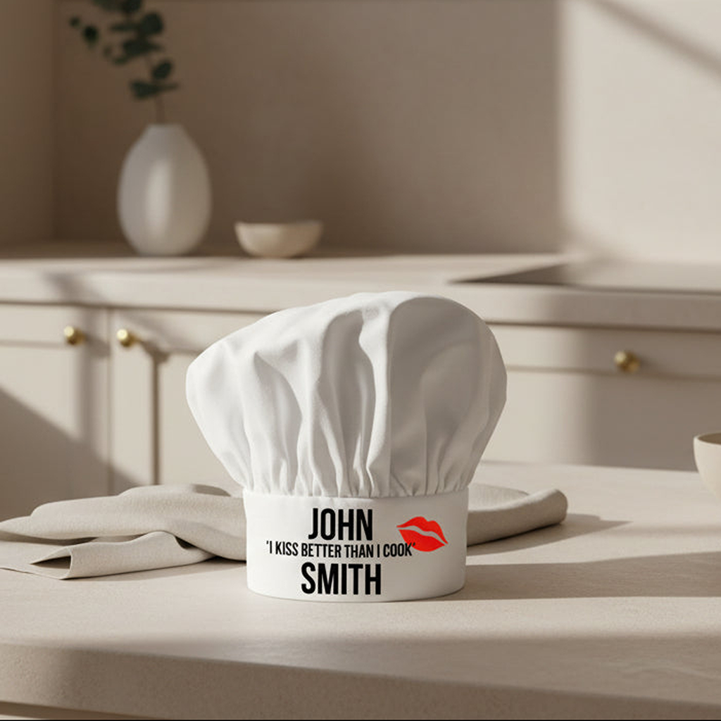 Personalised Chef's Kiss Hat