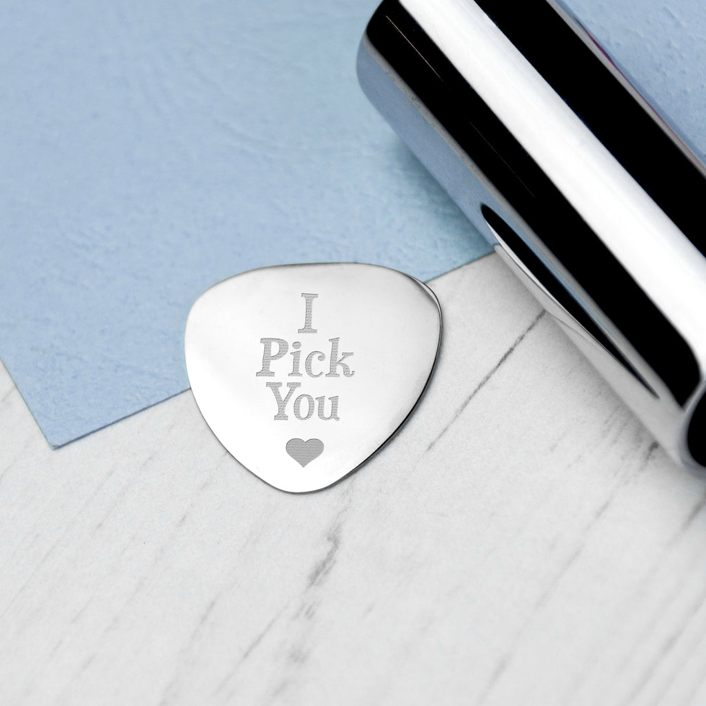 Personalised I Pick You Plectrum