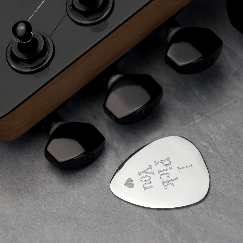 Personalised I Pick You Plectrum