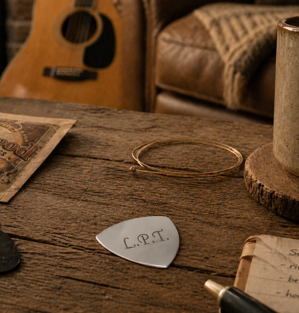 Personalised Silver Plated Plectrum