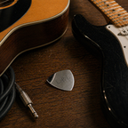 Personalised Silver Plated Plectrum