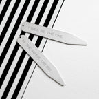 Personalised Secret Message Collar Stiffeners