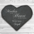 Personalised Mother's Heart Slate Keepsake