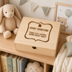 Personalised Little Acorn Keepsake Box