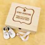 Personalised Little Acorn Keepsake Box