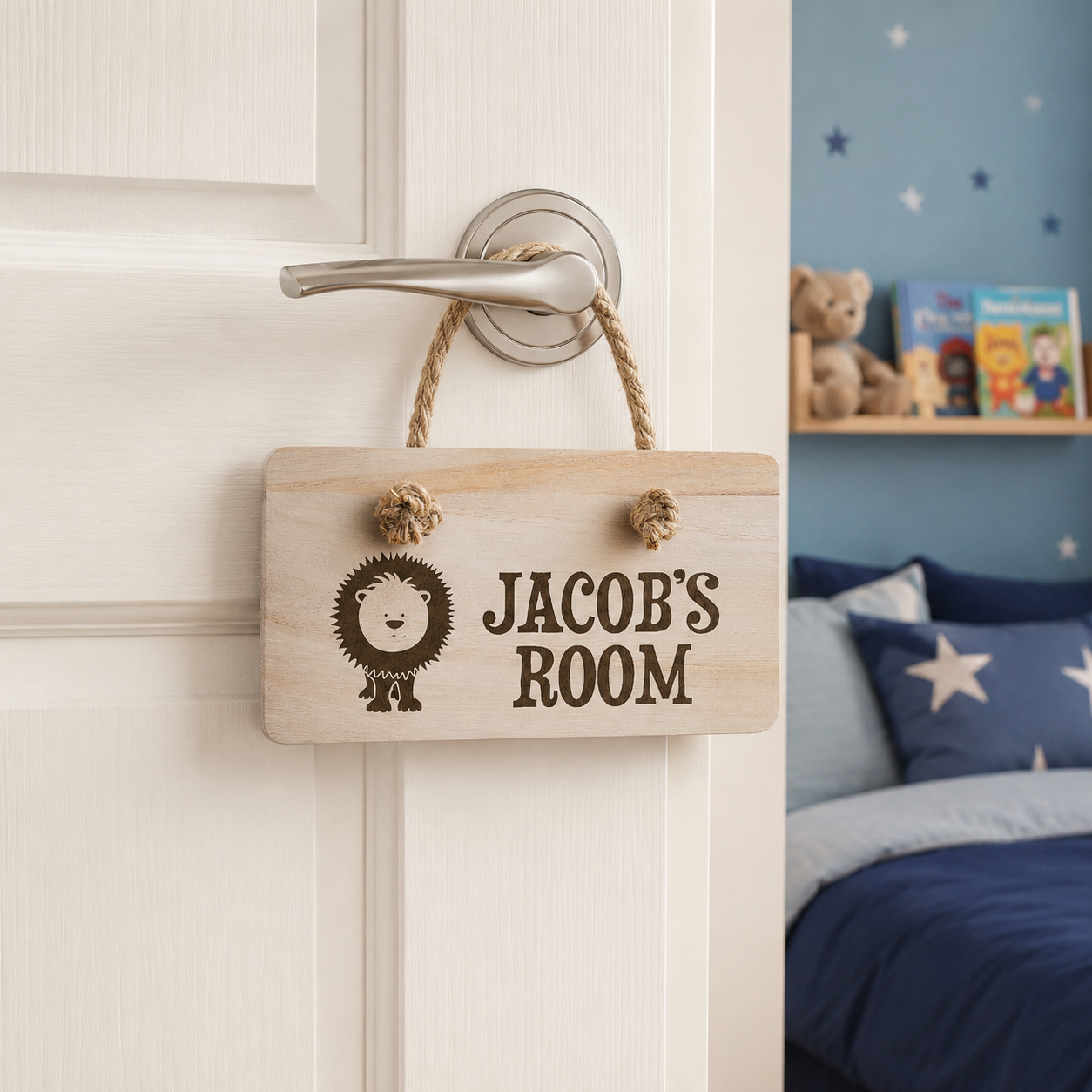 Personalised Kid’s Lion Door Sign