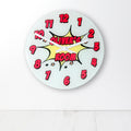 Pow! Personalised Comic Wall Clock