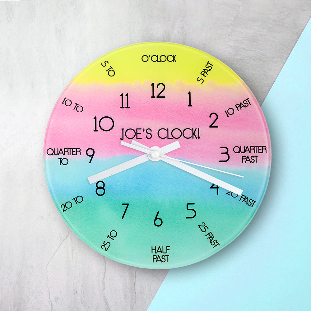I Can Tell The Time! Personalised Wall Clock