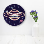 Out Of This World Personalised Space Wall Clock