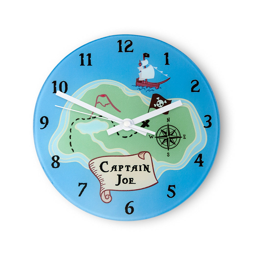 Arrrr! Personalised Pirate Wall Clock