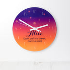 The Desert At Dusk Personalised Wall Clock