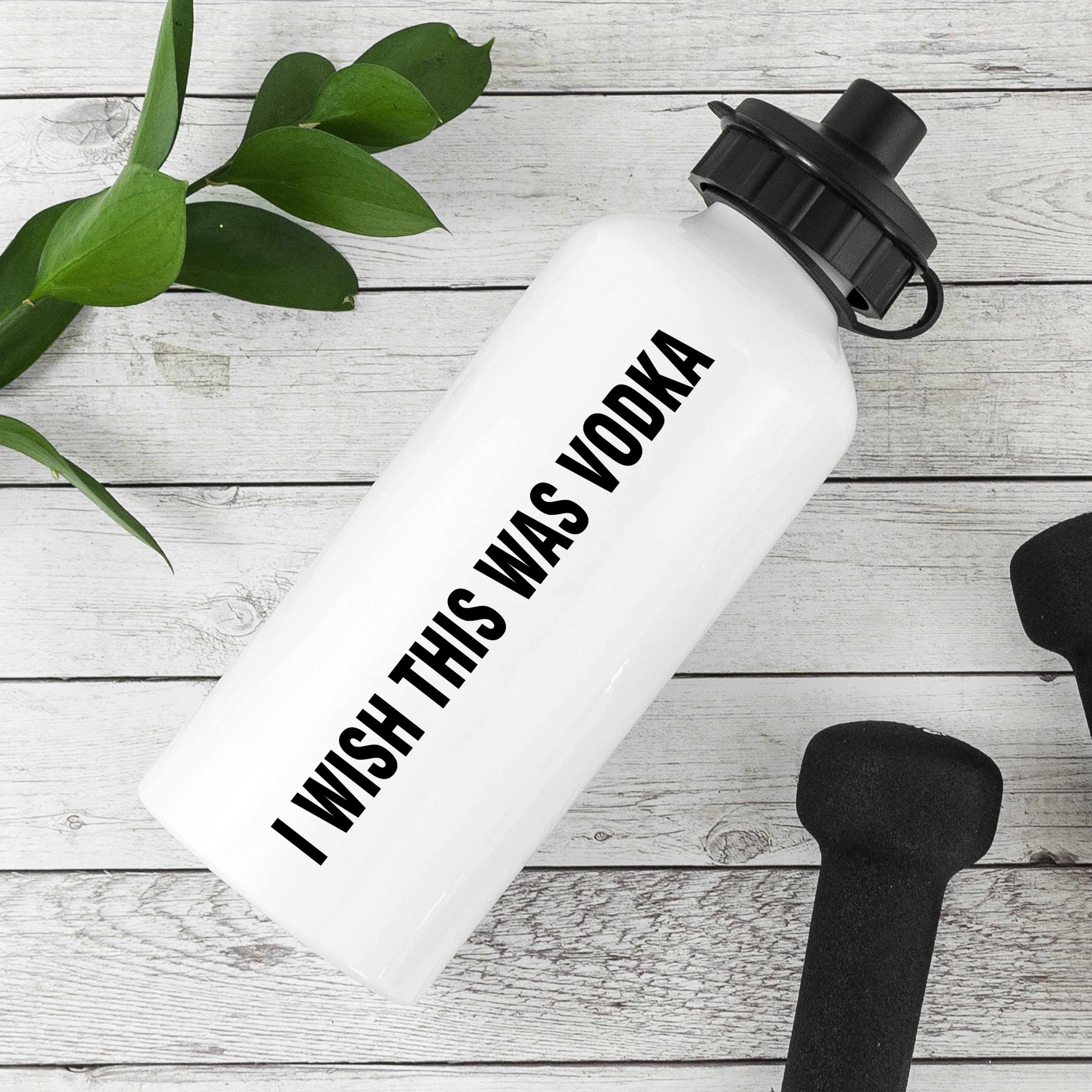 Personalised I Wish This Was Vodka Water Bottle