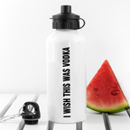 Personalised I Wish This Was Vodka Water Bottle