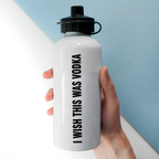 Personalised I Wish This Was Vodka Water Bottle
