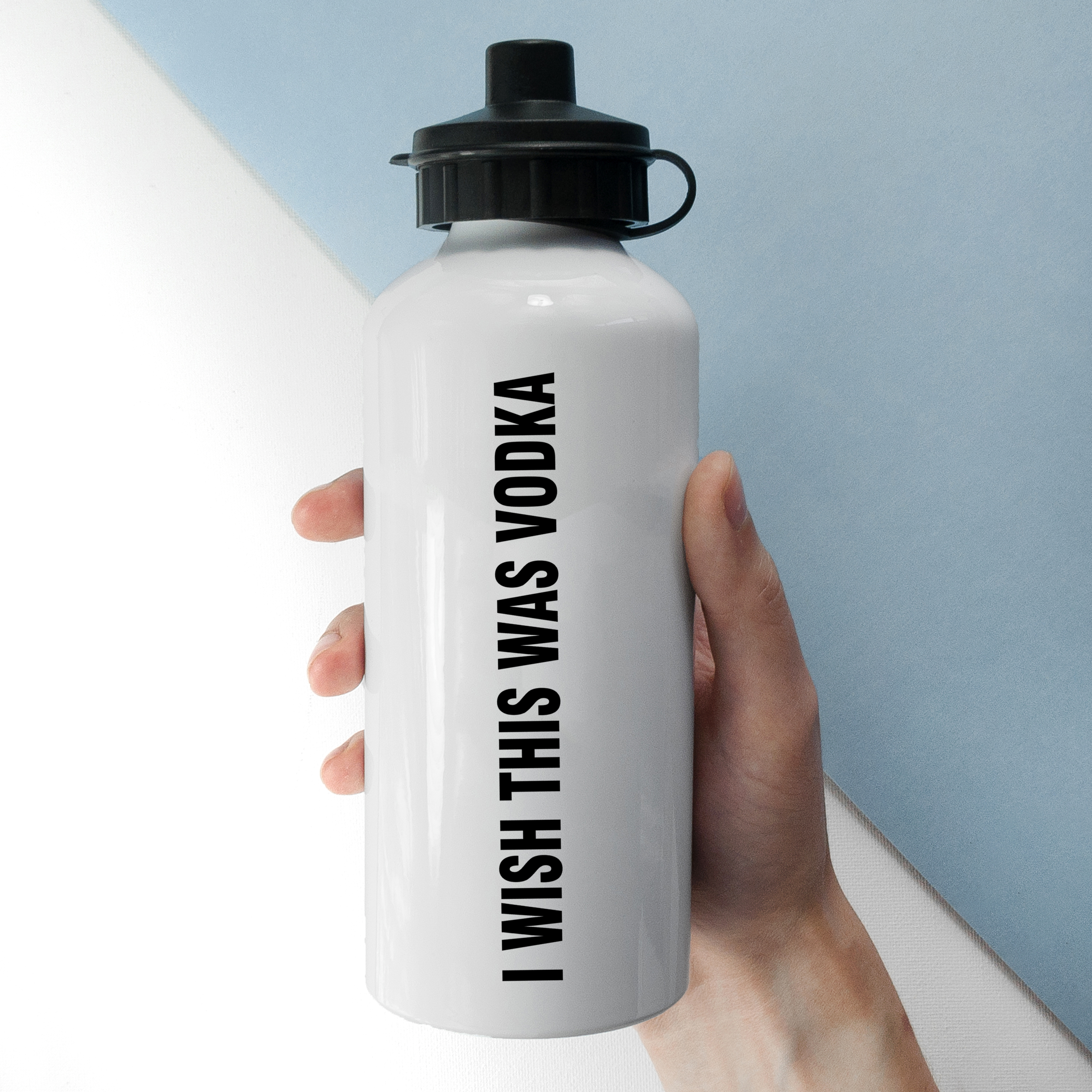 Personalised I Wish This Was Vodka Water Bottle