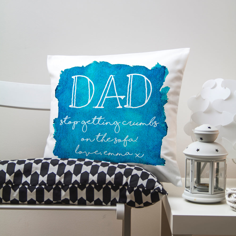 Coastal Watercolour Cover Personalised Cushion Cover