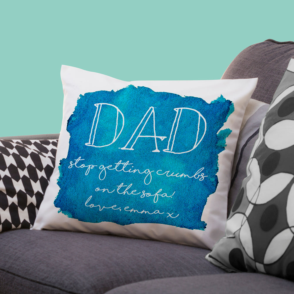 Coastal Watercolour Cover Personalised Cushion Cover