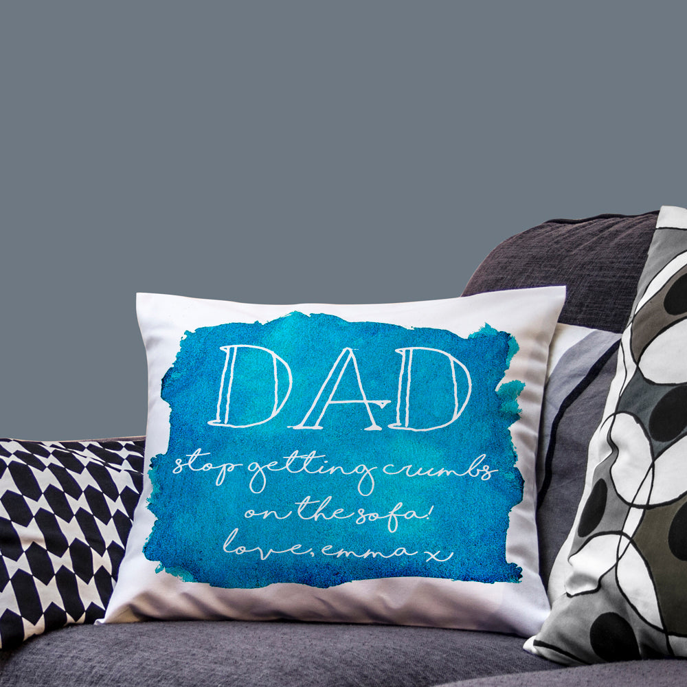Coastal Watercolour Cover Personalised Cushion Cover